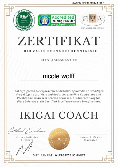 2025-02-19 NWC - Zertifizierung.-Ikigai-Coach-Certified-Excellence